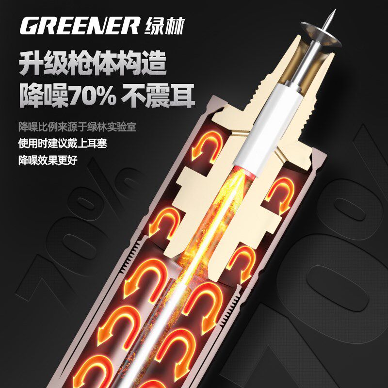 绿林炮钉枪打钉神器吊顶一体专用枪混凝土钢钉气动钉抢迷你射钉枪