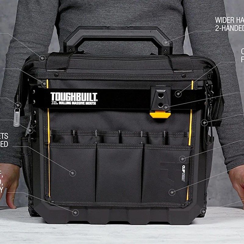 TOUGHBUILT拓必得TBCT6118工业工具包携带工具拖轮袋工具箱