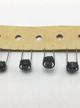 进口日本ALPS轻触开关6*6*4.3/5/7/9mm直插式2脚微动按键灰色编带