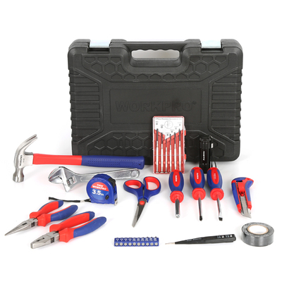 万克宝 家用工具套装 五金工具箱多功能电工木工手动维修组套