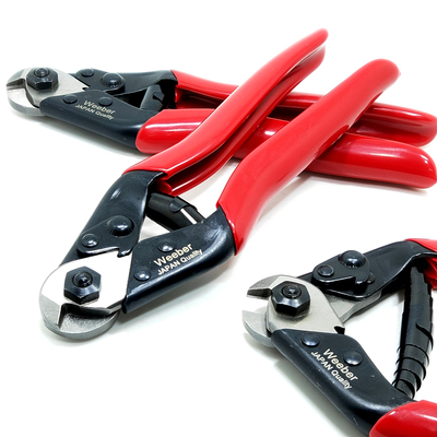 日本weeber威也进口钢丝绳剪多股钢丝断线钳剪切钳子钢索钳剪线钳