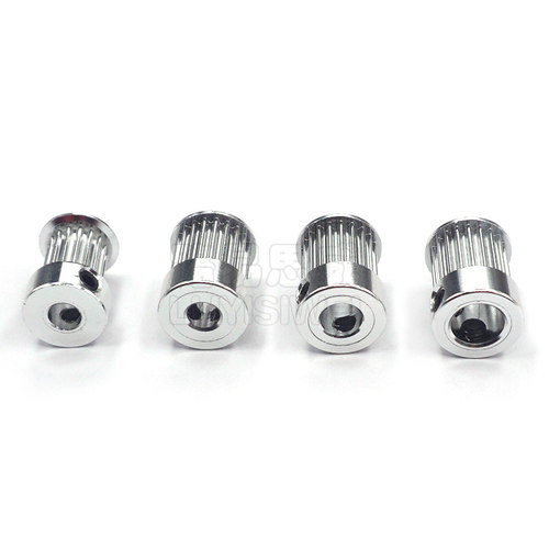 3d打印机配件2GT同步带轮皮带轮 滑轮 20齿轮内孔5/6.35/带宽10mm