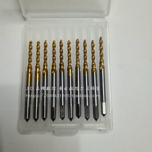 上通含钴M35螺旋镀钛涂层机用丝锥M2