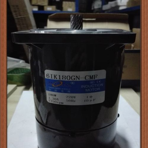 松岗电机 180W定速刹车电机 6IK180GN-CMF 220V 1350转