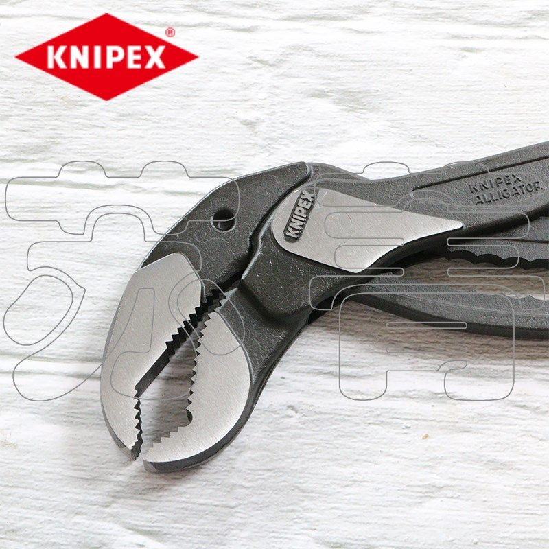 原装进口德国凯尼派克KNIPEX 大号鳄鱼嘴水泵钳 水管钳8801400