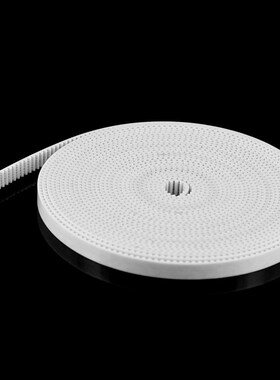 3D打印机配件 2GT-6MM同步皮带 PU钢丝皮带 黑色 内含钢丝 高强度