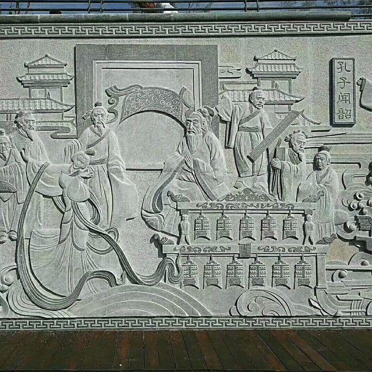直销石雕人物浮雕大型大理石汉白玉景观墙壁画学校广场文化墙设计