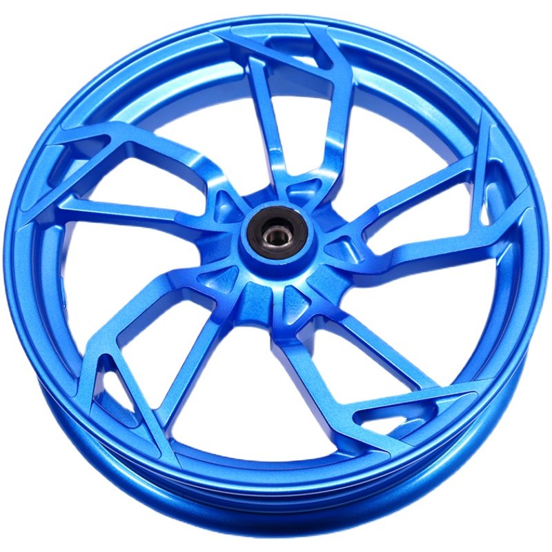 小猴子12寸前轮毂电动车配件加宽反刹盘钢圈锻造改装BW迅鹰路虎10