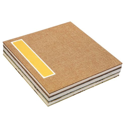 志道堂斗方宣纸册页麻纸扇圆方泥金长卷空白宣纸本半生半熟粉彩花