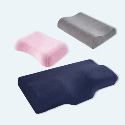 乳胶枕套50×30蝶形单人60×40成人四季记忆枕头套定制天鹅绒枕巾