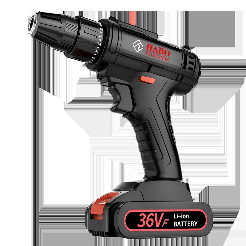福瑞德手电钻36vf充电式家用多功能锂电电动螺丝刀电转打孔器小型