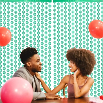 2米银色迪斯科球帘派对装饰用品平光diso门帘背景帘布置