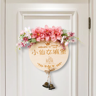 网红相片墙装饰少女房间门挂饰创意卧室床头挂件店铺橱窗木板挂牌