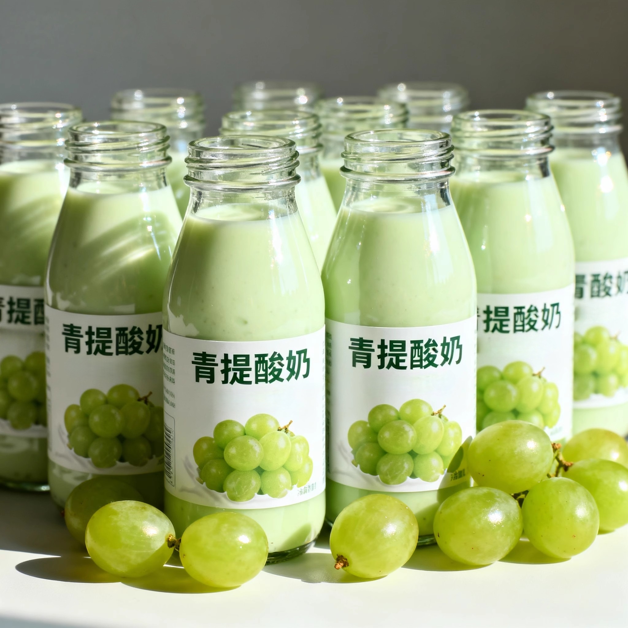 【现货速发】青提酸奶220ml*10瓶营养早餐风味整箱解腻秋冬热销