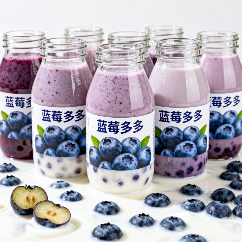 蓝莓多多风味奶昔220ml*10瓶蓝莓饮料0蔗糖进口奶源秋冬解腻饮品