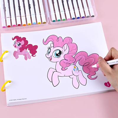 小马宝莉涂色本3-6岁女孩涂色