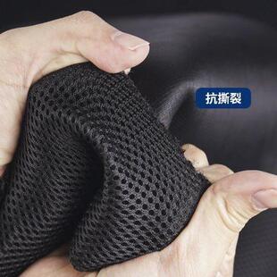 蜂窝加厚特厚网眼布料3D透气弹性弹性黑白网布座套箱包按摩椅