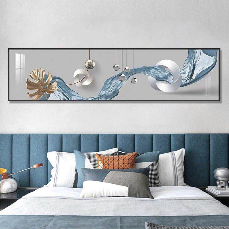 卧室床头装饰画 画背景墙主卧现代简约房间酒店温馨挂画 画轻奢风