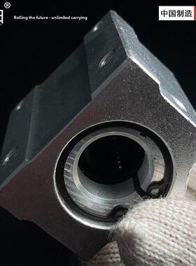 光轴锁定滑块Scs16 20 25 30Uu定位导轨线性轴承限位盒滑块手柄