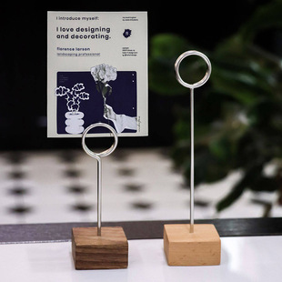 实木标签夹展示牌立式标识牌菜牌菜品菜名桌面立牌价格牌标价牌小卡名片台卡餐饮餐厅自助餐台号桌号牌支撑架