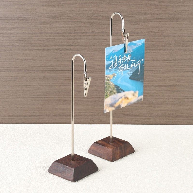 实木立牌夹价格展示牌立式菜品标签牌产品价签牌促销活动广告夹子标识牌桌面卡片夹商品标价牌支架餐卡夹台卡,文具电教/文化用品/商务用品,POP广告纸/爆炸贴,淘宝优惠券,粉丝福利购,淘宝优惠卷