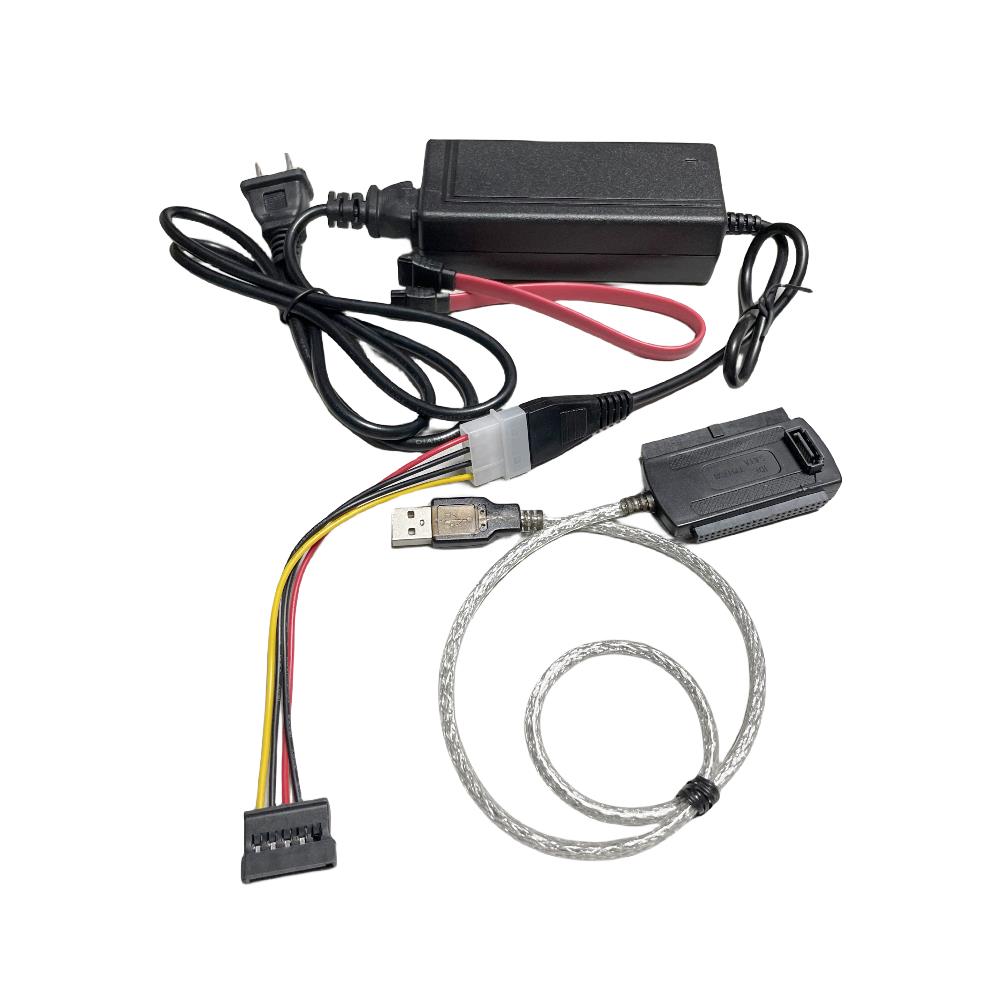 电脑外接硬盘USB转IDE+SATA sata ide线39针三用带电源转接数据线
