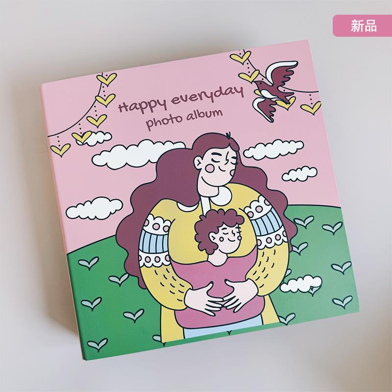 memobox新款儿童相册怀抱插页式3寸6寸宝宝纪念大容量影集记录册