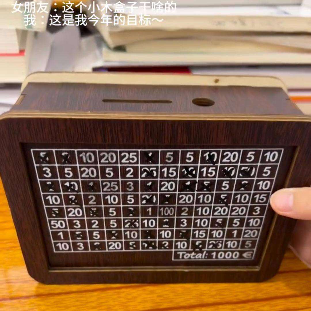 木质复古存钱储蓄罐Money Box with Counter宫殿城堡礼物木制工艺
