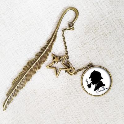 神探夏洛克周边卷福sherlock福尔摩斯 书签创意定制做金属书签