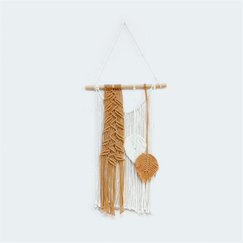 波西米亚墙面装饰彩色挂毯棉绳流苏挂件创意手工编织壁毯家居装饰,家居饰品,风铃及配件,淘宝优惠券,粉丝福利购,淘宝优惠卷