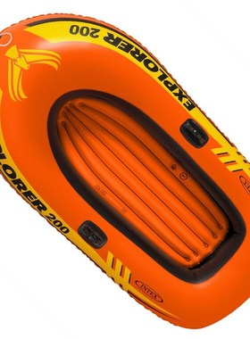 送船桨气泵INTEX-58331探险者二人充气船双人充气艇橡皮划艇