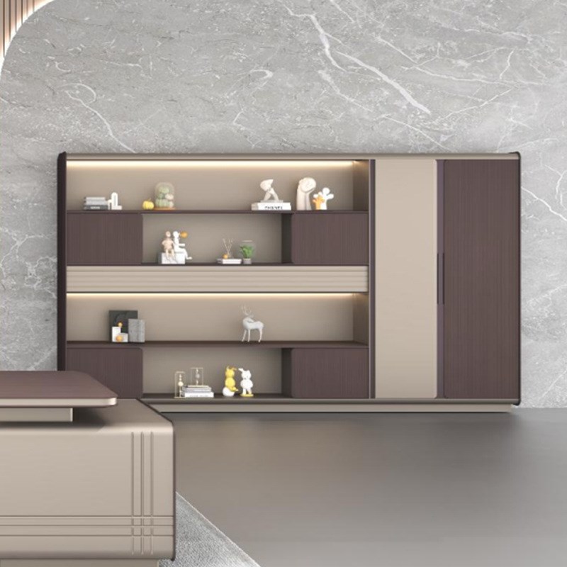 现代简约大班台高级感板式经理桌 轻奢台式久坐单人办公室电脑桌