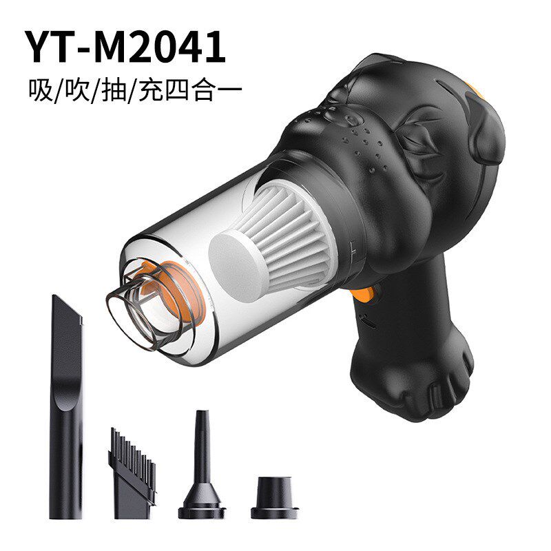 多功能跨境车载吸尘器便捷式无线吹吸两用吸尘器手持静音吸尘器