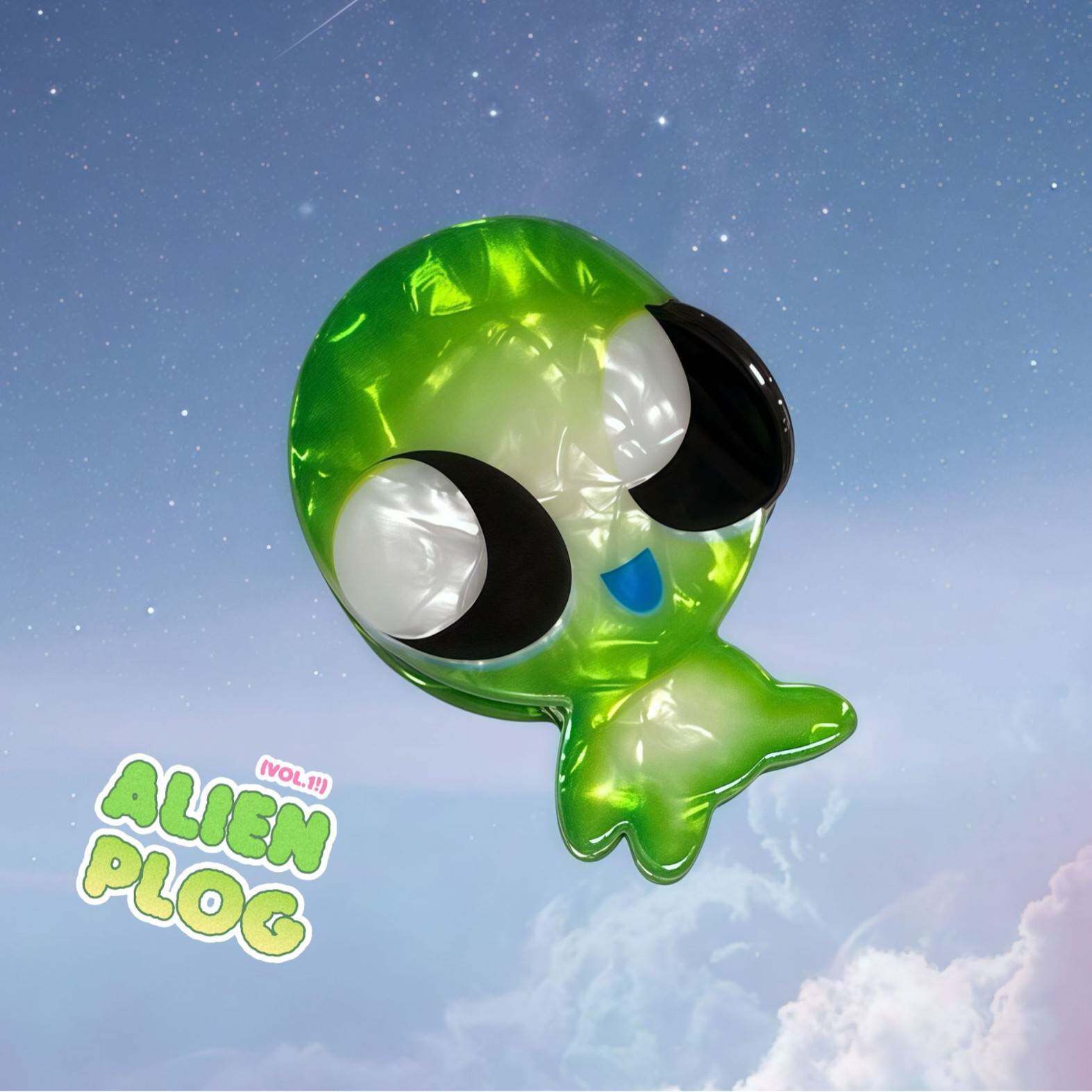 新款大眼睛外星人抓夹萌发卡卡通太空发饰高级感小众发夹多巴胺