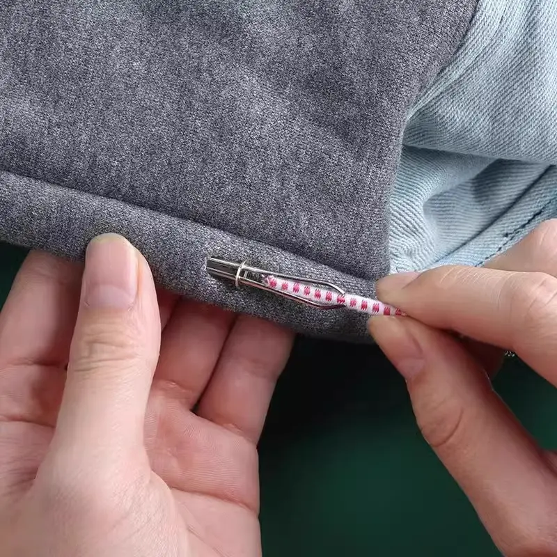 穿裤子松紧带专用裤腰绳穿带器缝纫工具夹子穿绳器橡筋穿引器