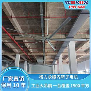 厂家直销 6.3米大型吊扇厂房车间仓库永磁工业大风扇