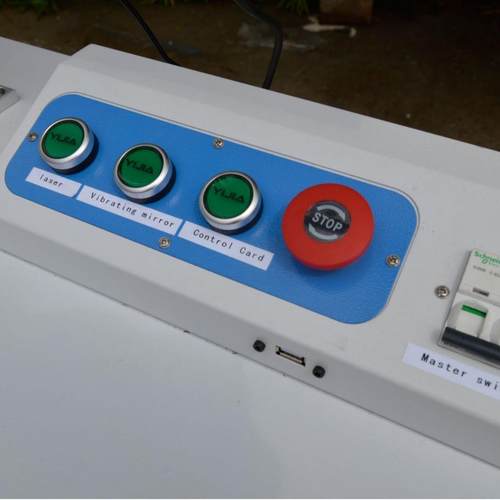 鸿济供应50W100W150W光纤激光打标机不锈钢金属铭牌刻字机