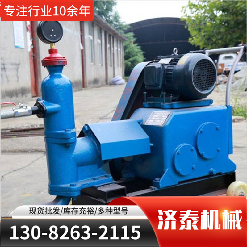 双缸压浆机灰浆注浆机 工业软管泵输送混凝土沙泥浆自吸泵砂浆泵