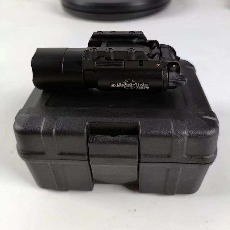 X300U-A战术手强光电筒爆闪下挂G17快拔套拇指解锁多功能20mm导轨