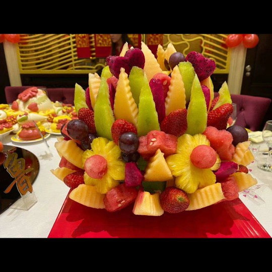 北京同城 果之苑 水果花束生日蛋糕鲜花花蓝送礼水果篮水果礼品盒