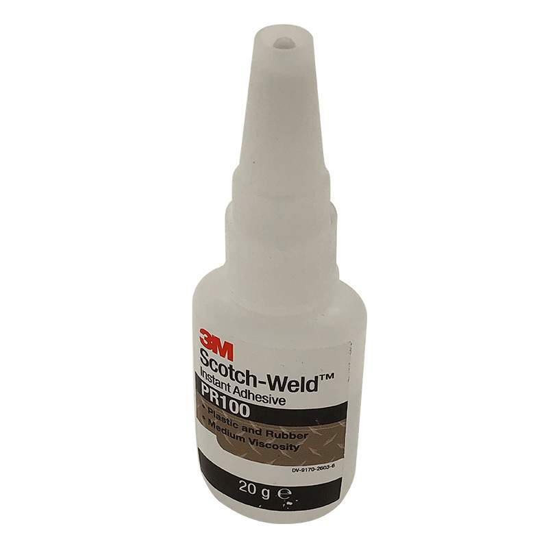 3MPR100低黏度塑料陶瓷金属环保胶水EPDM橡胶粘剂低卤20克快干胶