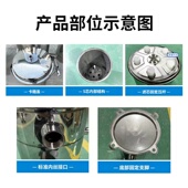 304不锈钢前置PP棉滤芯精密保安过滤器井水河水泥沙杂质过滤器