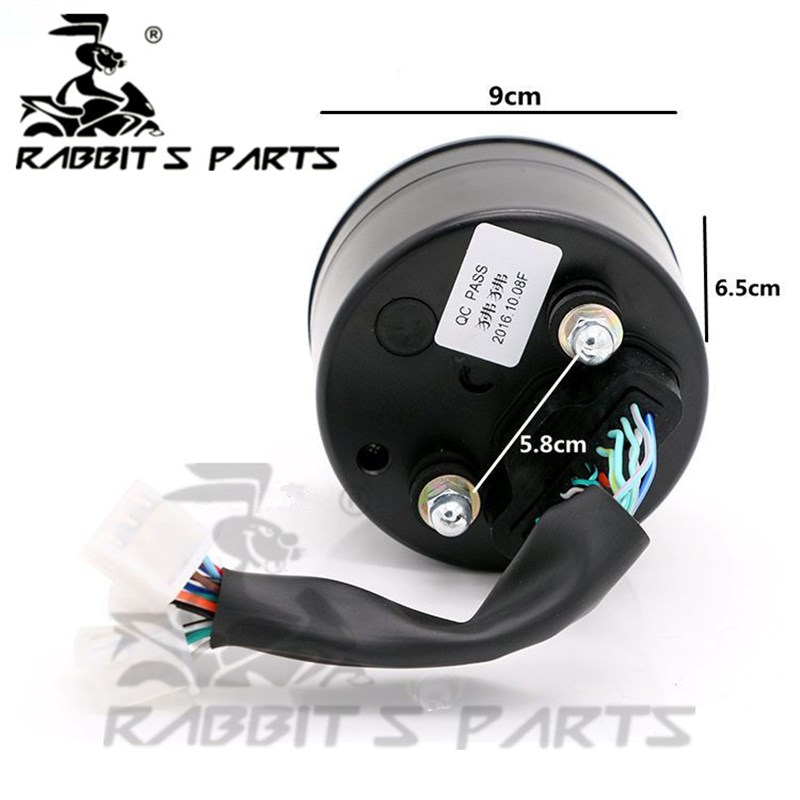 新款摩托车仪表狒狒液晶仪表摩托车里程表转速表计速表LCD油表