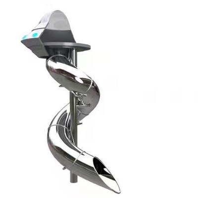 大型不锈钢滑梯户外儿童游乐场设备室外攀爬架攀岩墙组合游乐设施