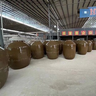 厂家供应200斤酒坛土陶酒坛陶瓷藏酒多规格窖藏隆昌酒坛批