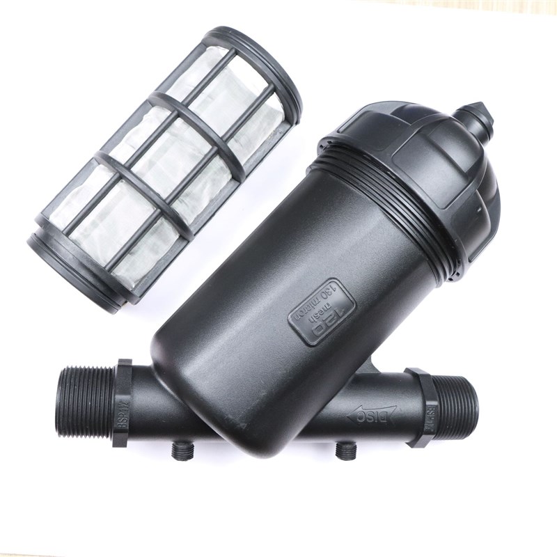 Y型网式过滤器大棚果园滴灌可拆式农用过滤器 网式塑料过滤器
