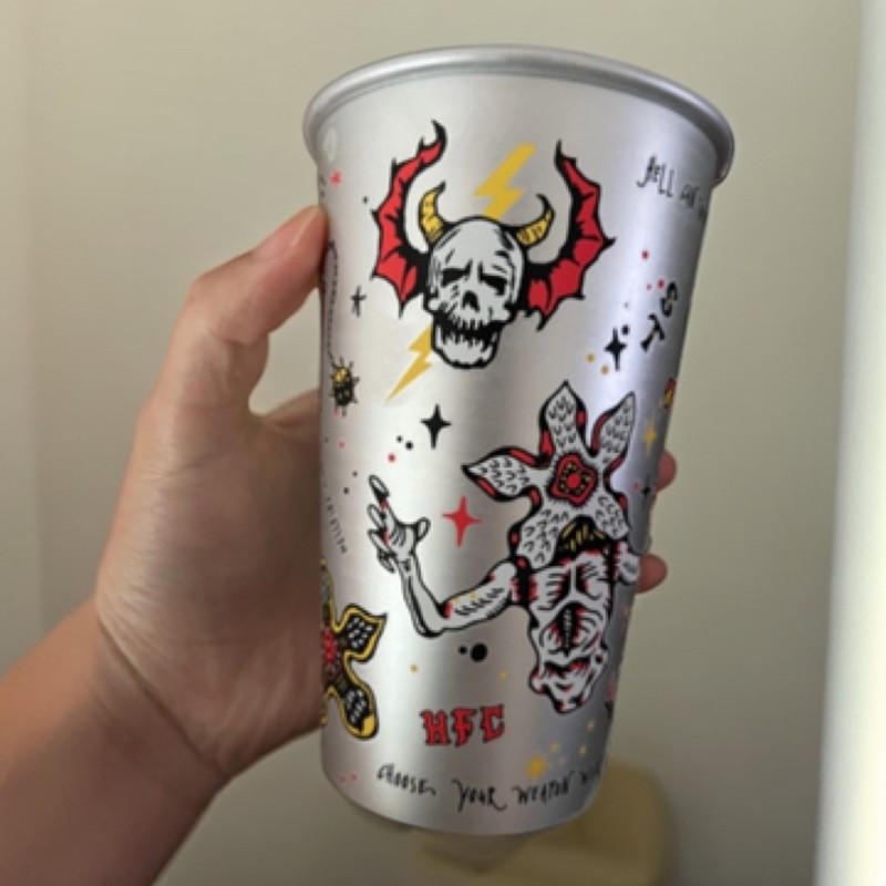 【现货】怪奇物语变色杯子周边同款遇冷变色食品级圣诞送礼收藏