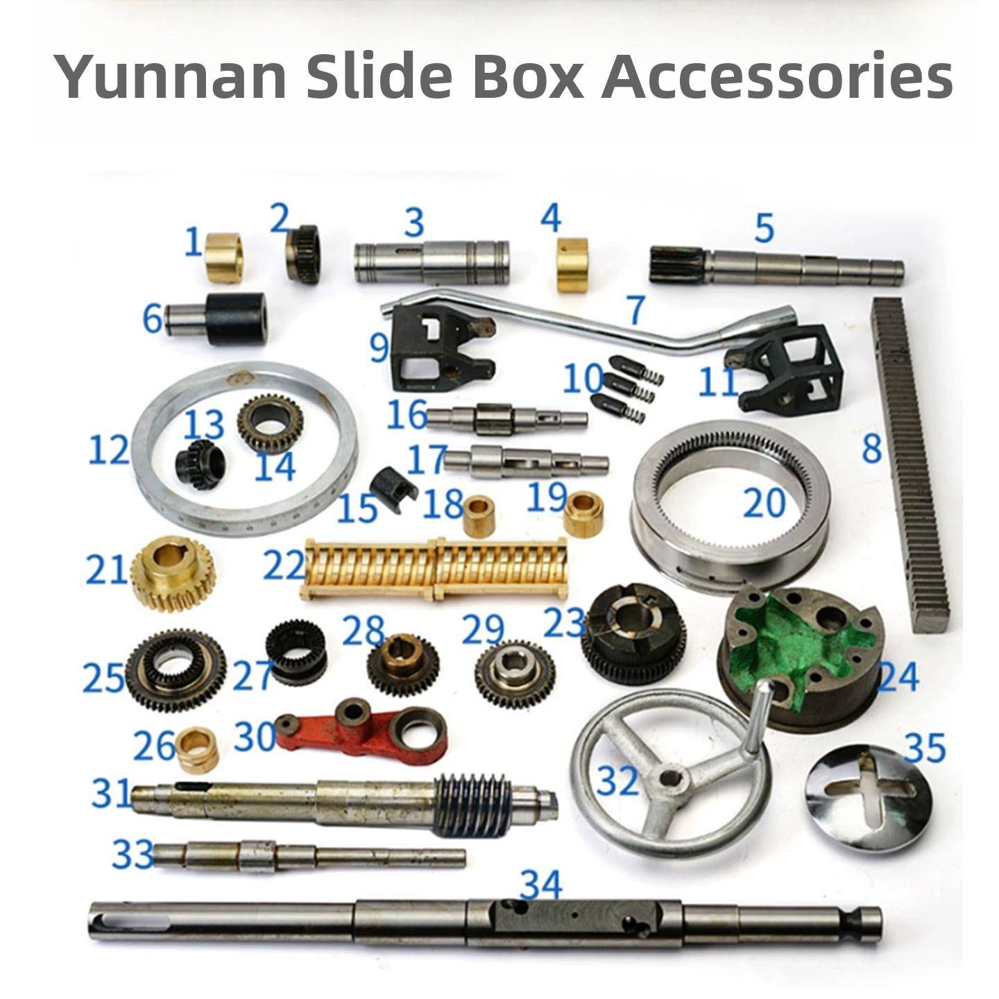 宝鸡车床托盘箱配件Cs6150B机床铜涡轮云南Cy6140刀箱架叉