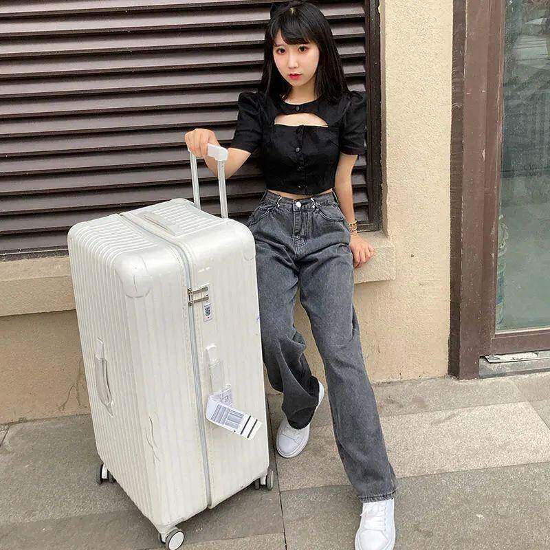 100寸特大号行李箱超大容量拉杆箱50胖胖箱大尺寸密码箱拖箱拉箱
