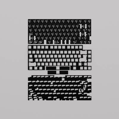 ZOOM75 TIGA性能化配件定位板RGB PCB与消音棉选购